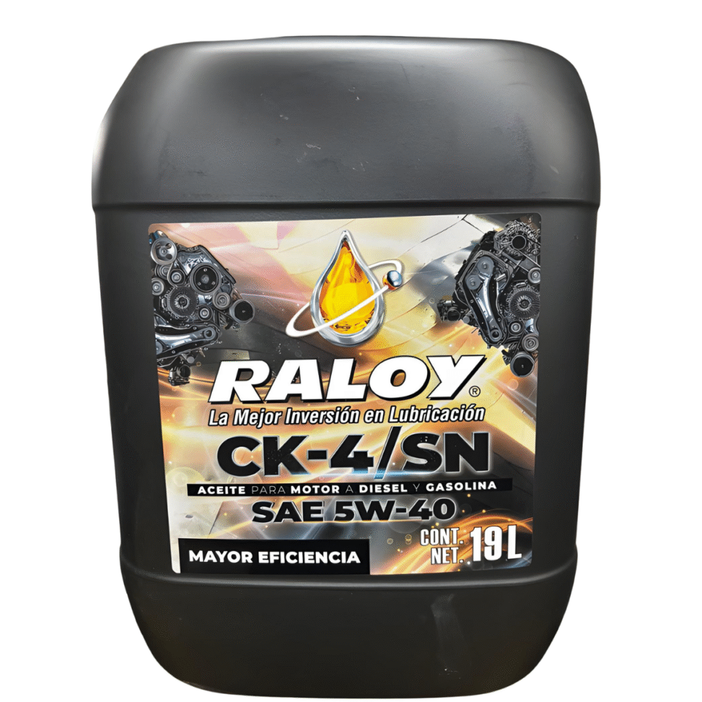 Aceite Raloy 5W-40 Sintético CK-4/SN 19L