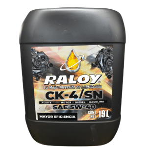 Aceite Raloy 5W-40 Sintético CK-4/SN 19L