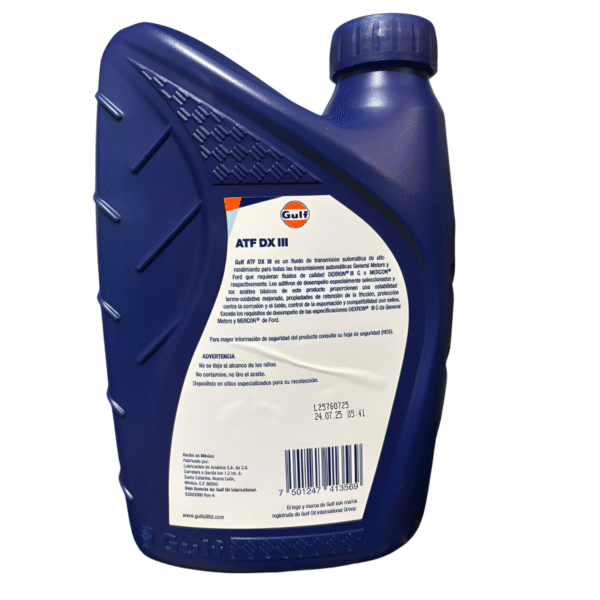 Aceite Transmisión Automática Gulf ATF DX3 946 ml - Image 2