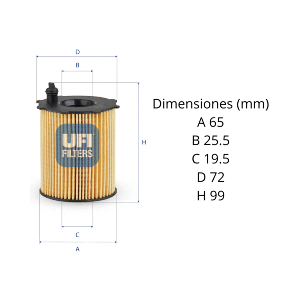 Filtro Ufi 25.037.00 - Image 2