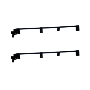 Colgador De Lodera Varilla Recto Simple Negro