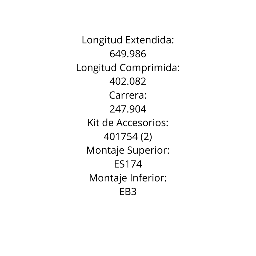 Amortiguador Gold Parts 65159