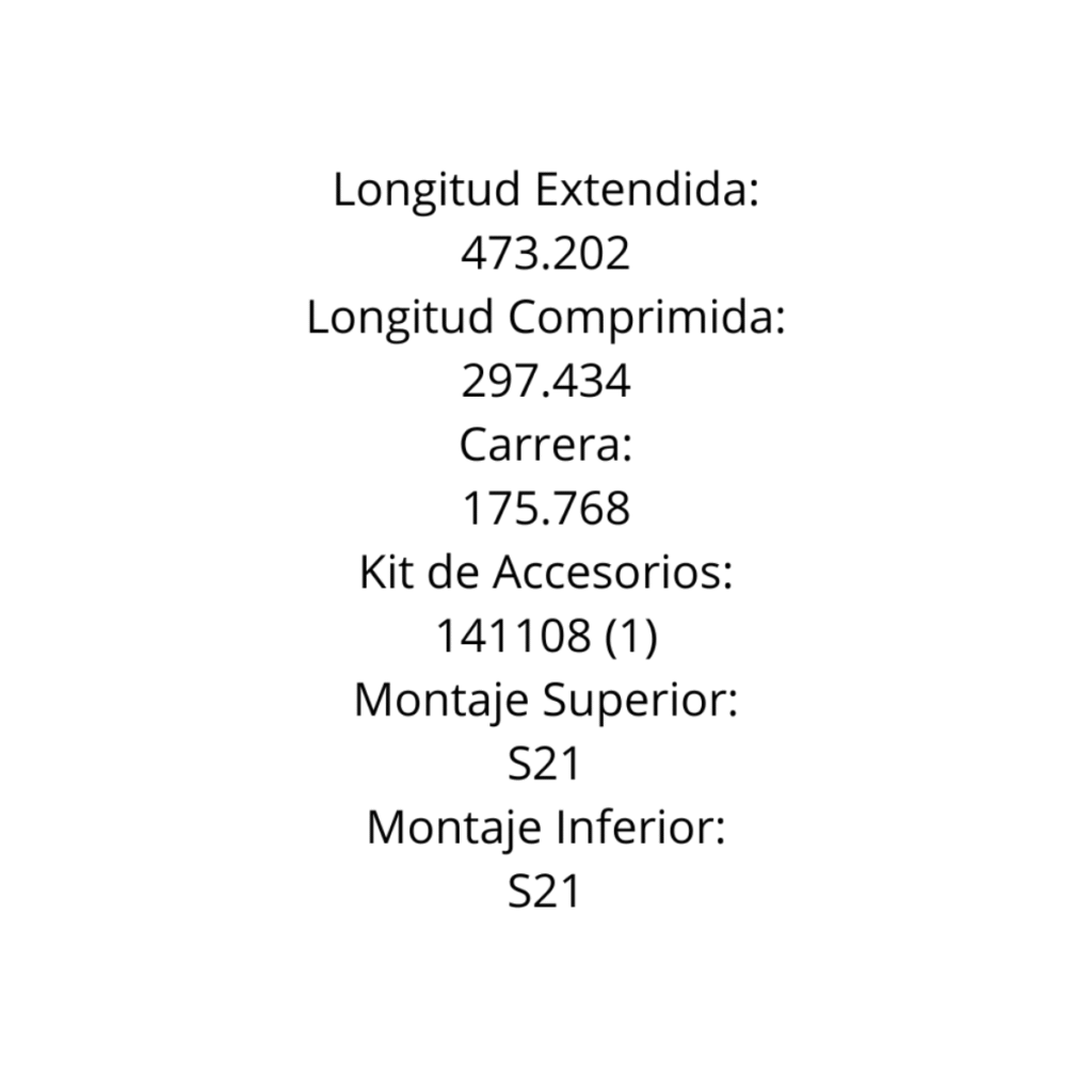 Amortiguador Motor Line 85310