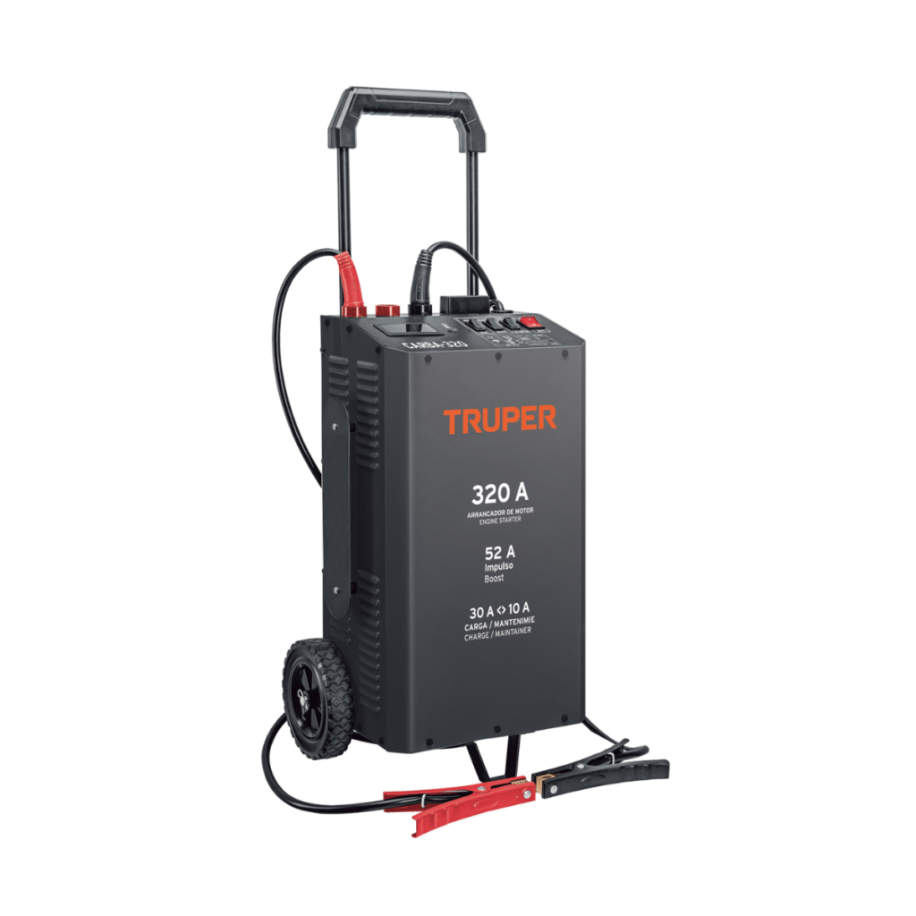 Cargador De Baterias  De 52 A Arrancador De 320A 12V/24V Truper 104021