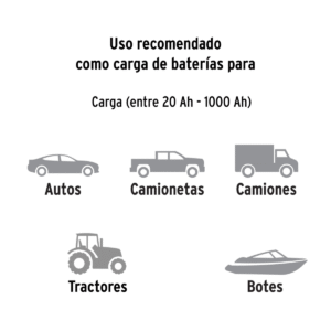 Cargador De Baterias  De 52 A Arrancador De 320A 12V/24V Truper 104021: imagen 4