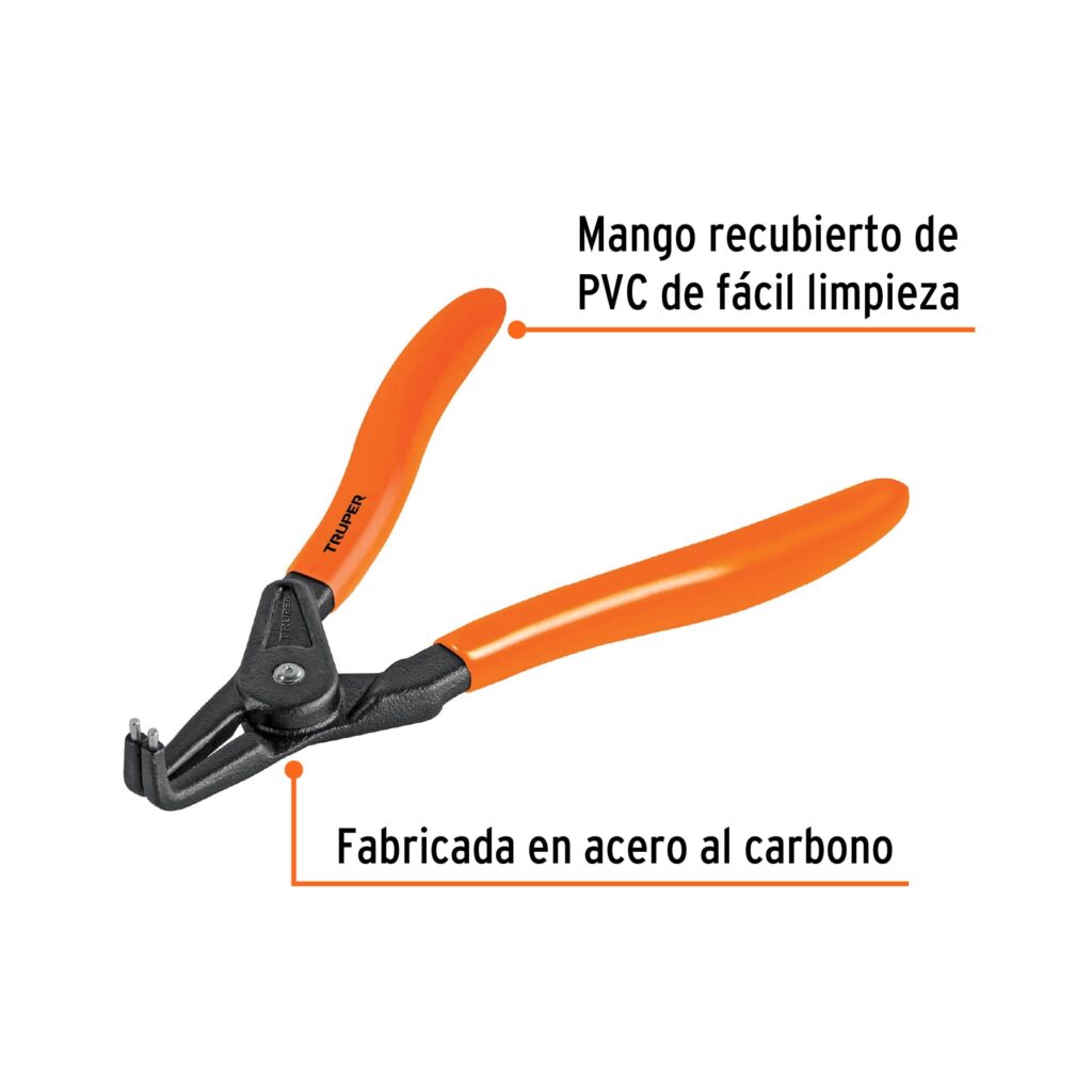 Pinza Abrir Candado O Anillo Retencion Punta 90° 17362