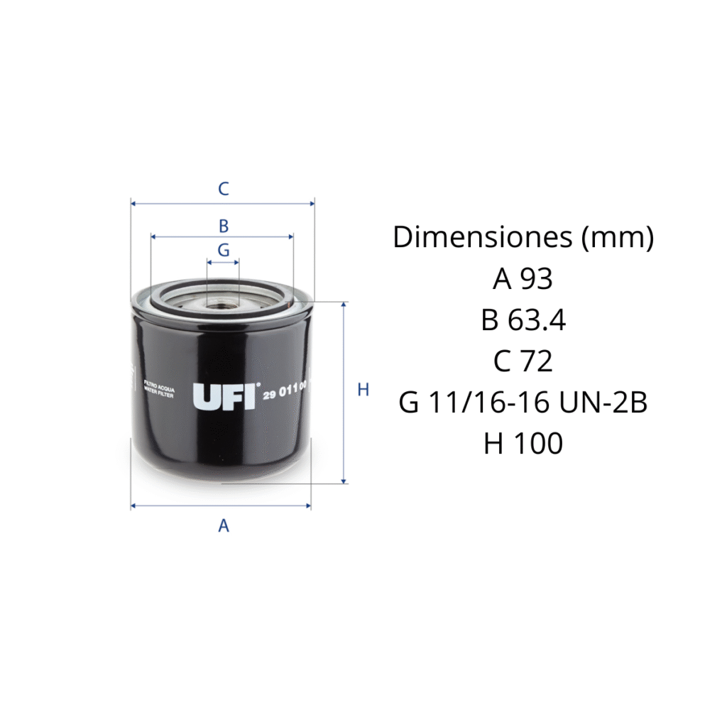 Filtro Ufi 29.011.00