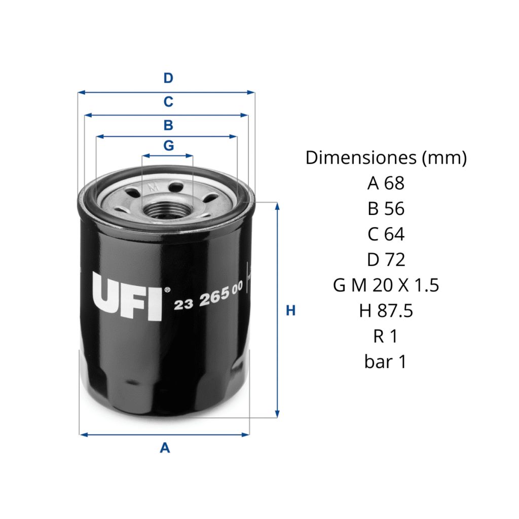 Filtro Ufi 23.265.00