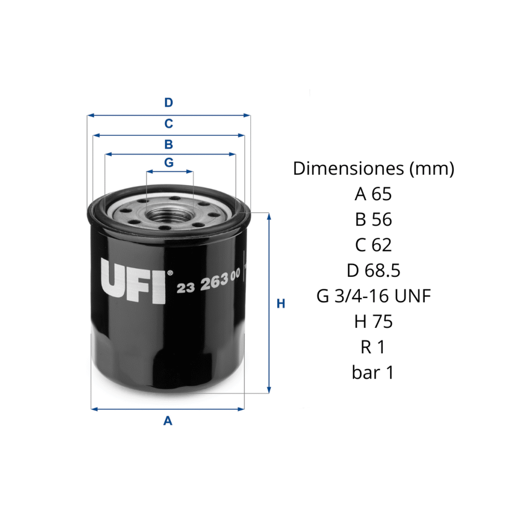 Filtro Ufi 23.263.00