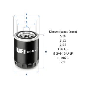 Filtro Ufi 23.240.00: imagen 2