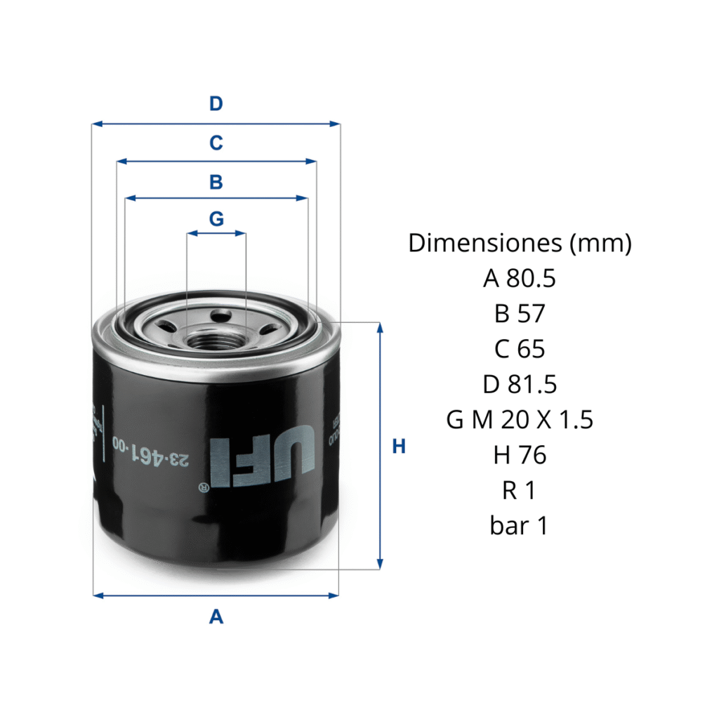 Filtro Ufi 23.461.00