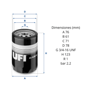 Filtro Ufi 23.436.00: imagen 2