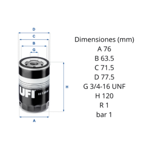 Filtro Ufi 23.130.00: imagen 2