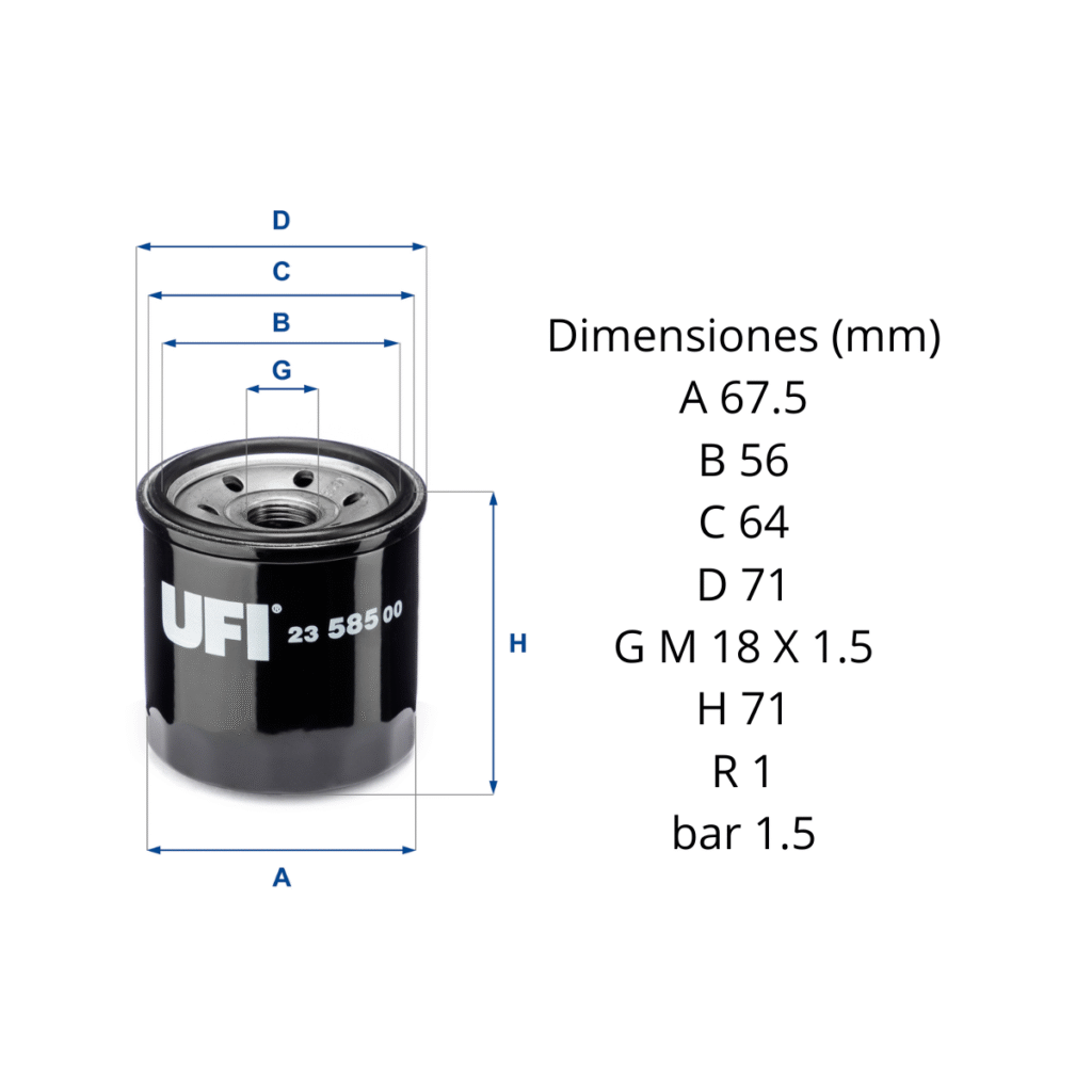 Filtro Ufi 23.585.00
