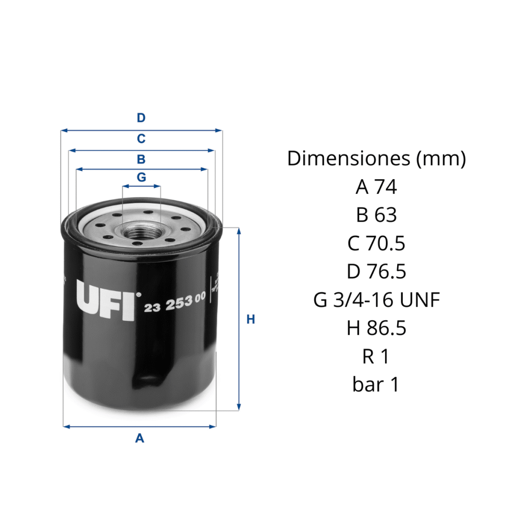 Filtro Ufi 23.253.00