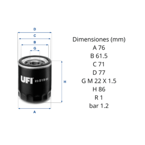 Filtro Ufi 23.519.00