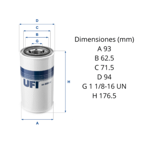Filtro Ufi 23.589.00: imagen 2