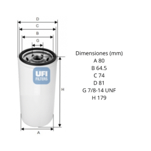 Filtro Ufi 24.140.00: imagen 2