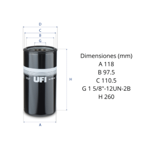 Filtro Ufi 23.725.00: imagen 2