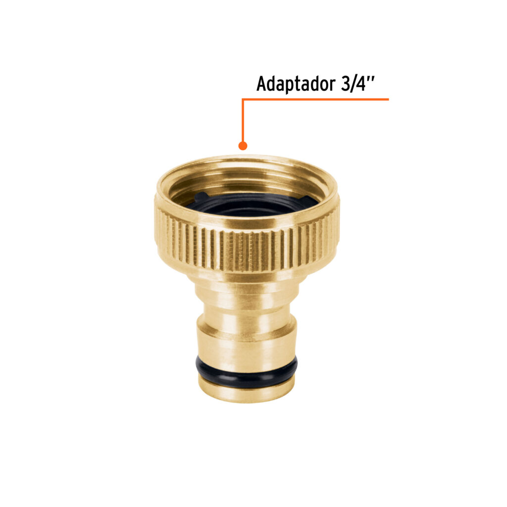 Conector 3/4 Rapido Hembra De Laton Sistema Click 101596