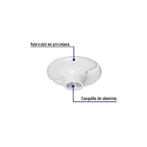 Refaccionaria Guerra Diesel | imagen de sitio - 2 Porta Lampara Soket De Porcelana Volteck 46524 - Image 2