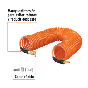 Manguera Tipo Resorte Para Compresor: imagen 2