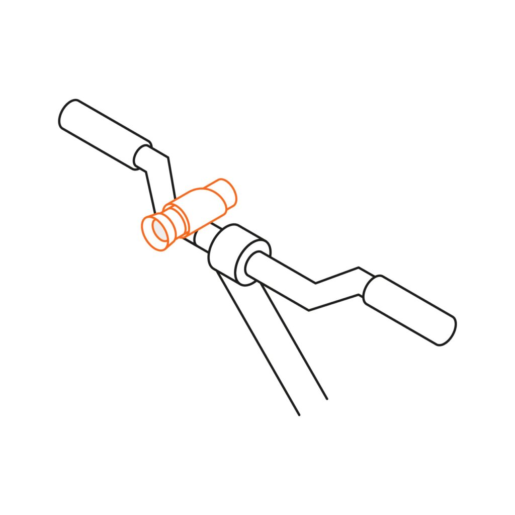 Linterna delantera para bicicleta 140 lm recargable Trupre 16796