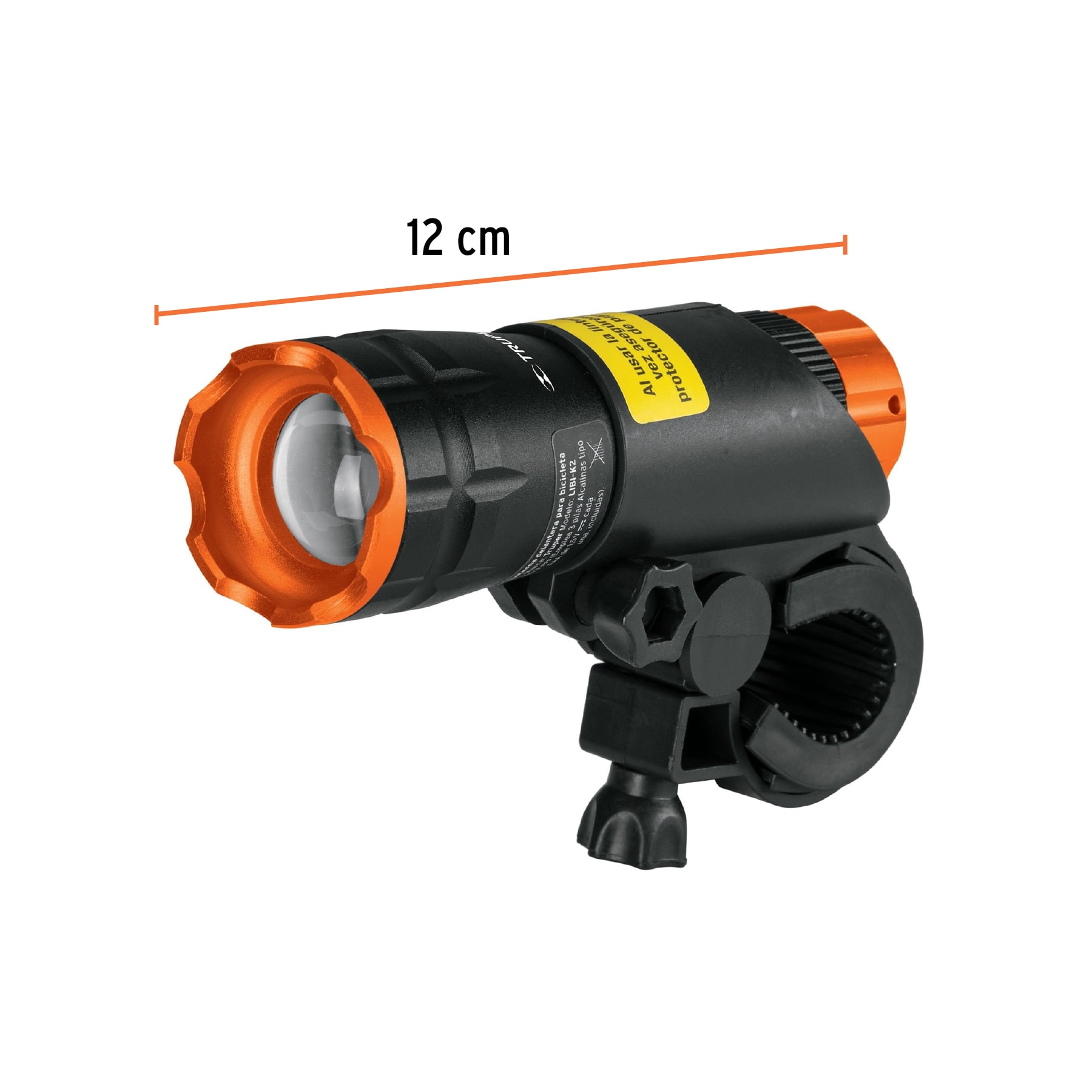 Refaccionaria Guerra Diesel | imagen de sitio - 4 Linterna delantera para bicicleta 140 lm recargable Trupre 16796 - Image 4