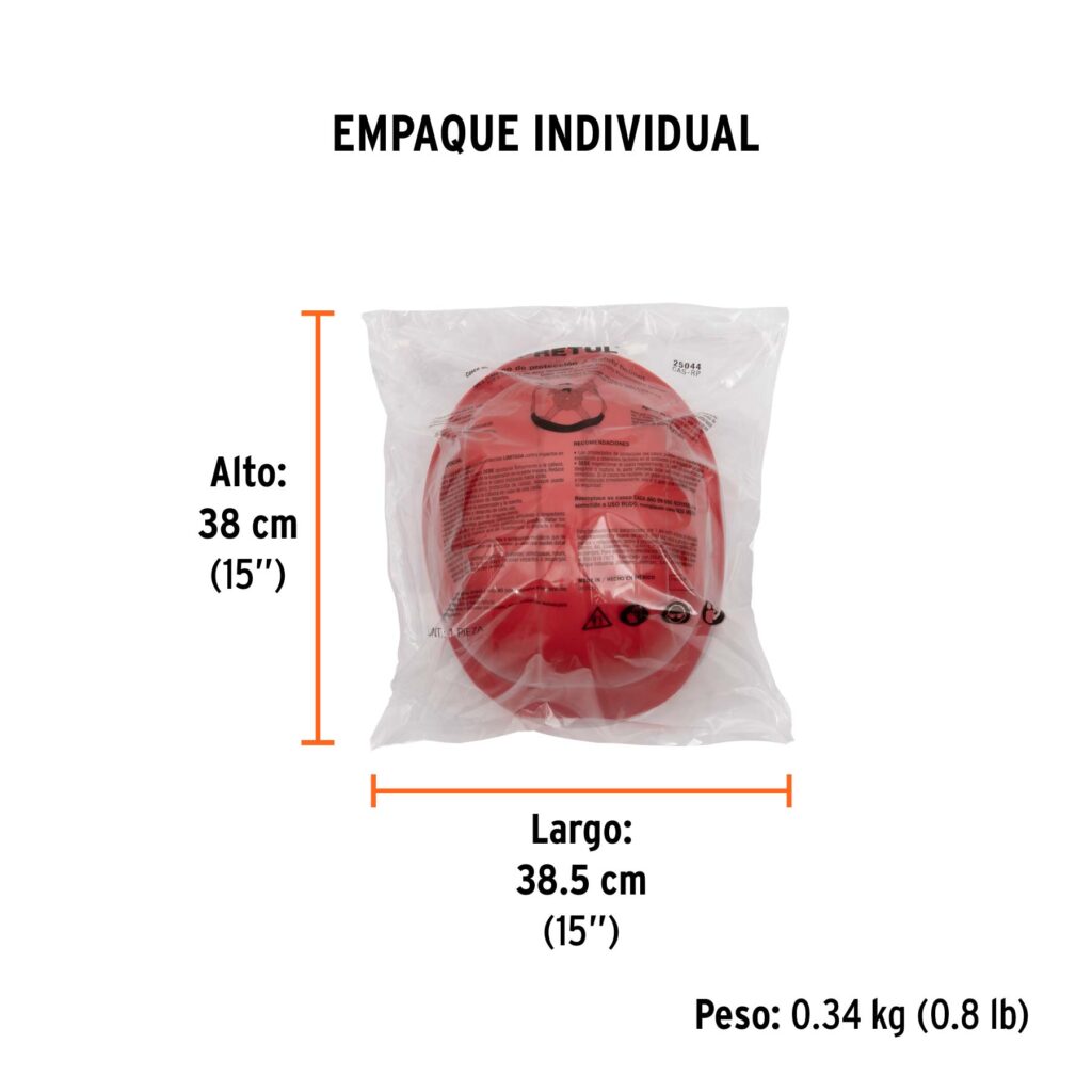 Casco De Seguridad Rojo 25044 Pretul