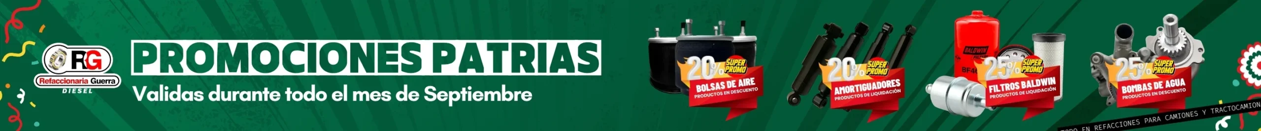 Refaccionaria Guerra Diesel | imagen de sitio - Expertos en Refacciones para Tractocamiones y Vehículos Diésel